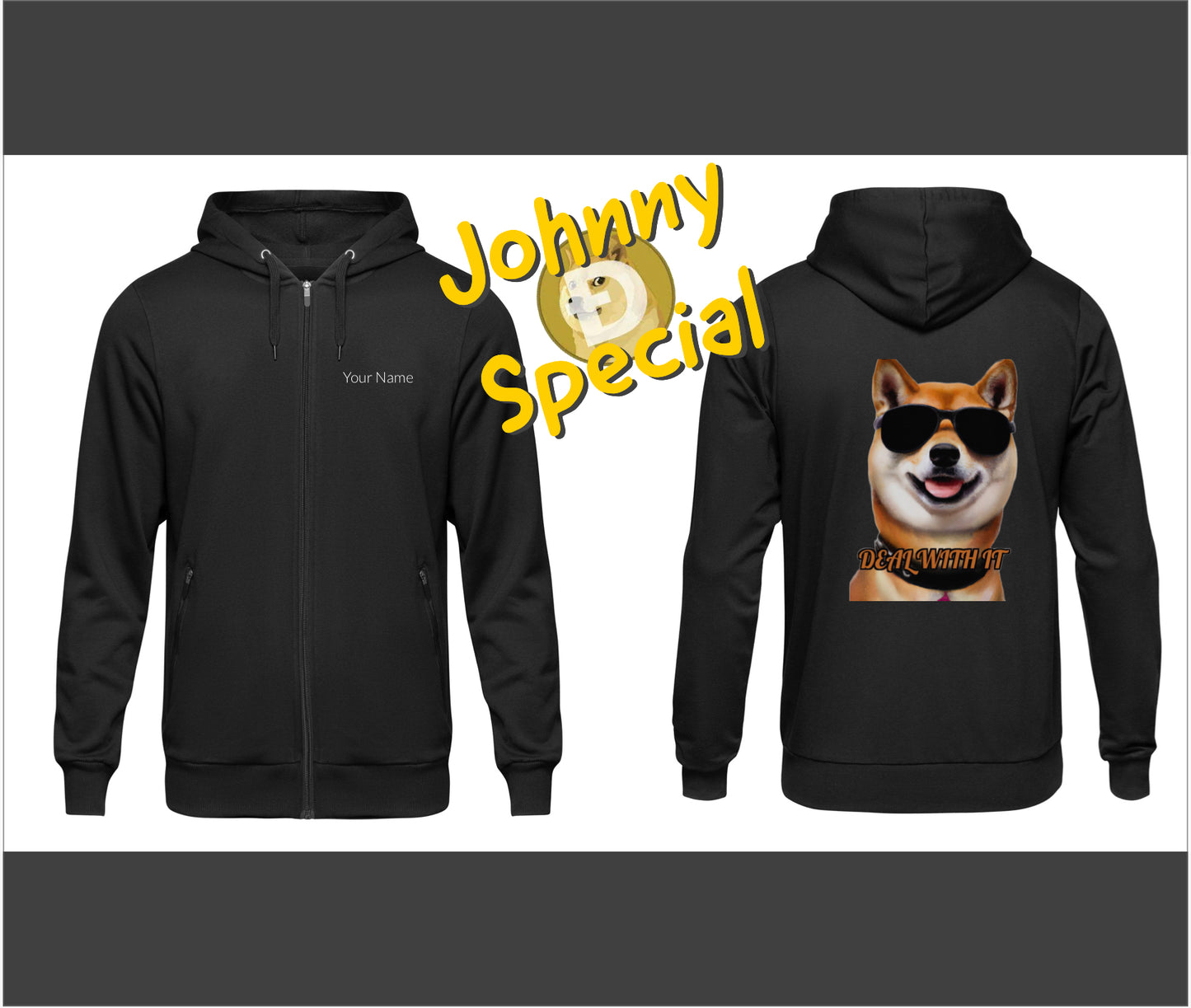 DEAL WITH IT “Johnny DOGECOIN Special 👀👀👀🔥🔥🔥