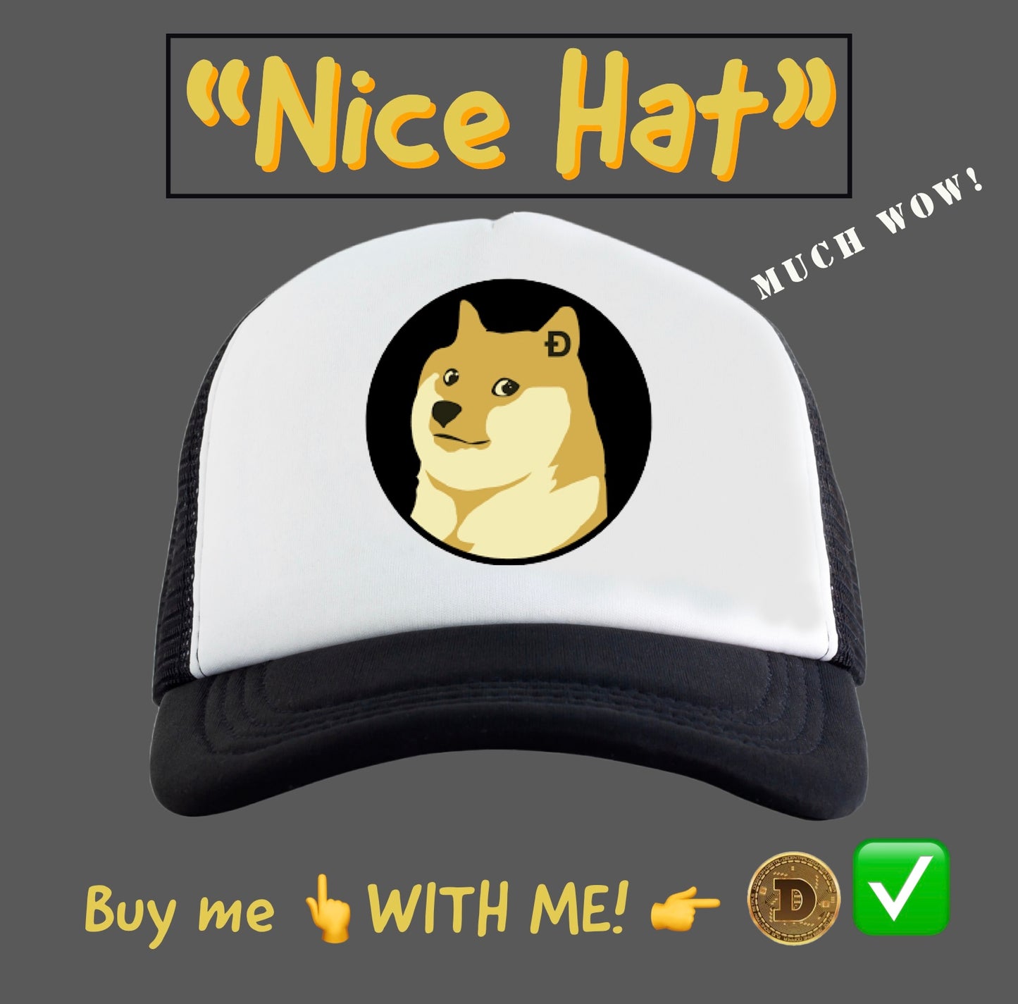 Dogecoin “Nice Hat” 🐶🧢👍