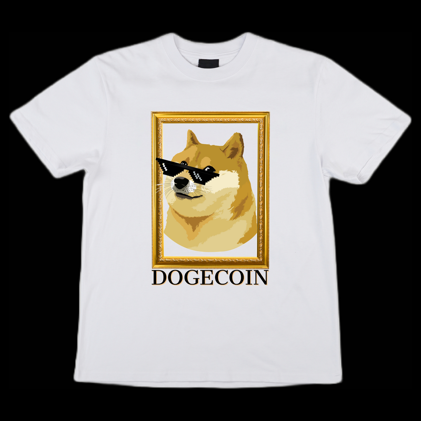 Doge “Gangster meme shades” T shirt with frame!