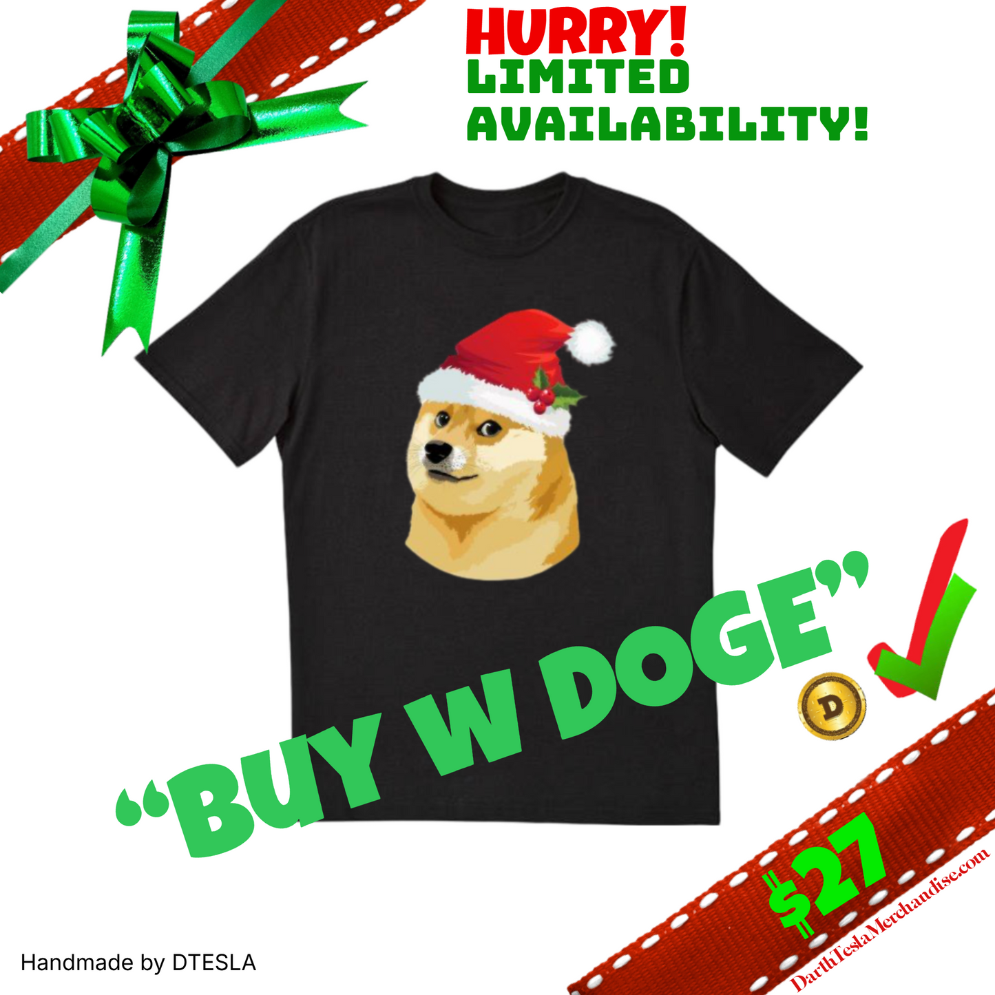 DOGECOIN SANTA! Buy w DOGE!