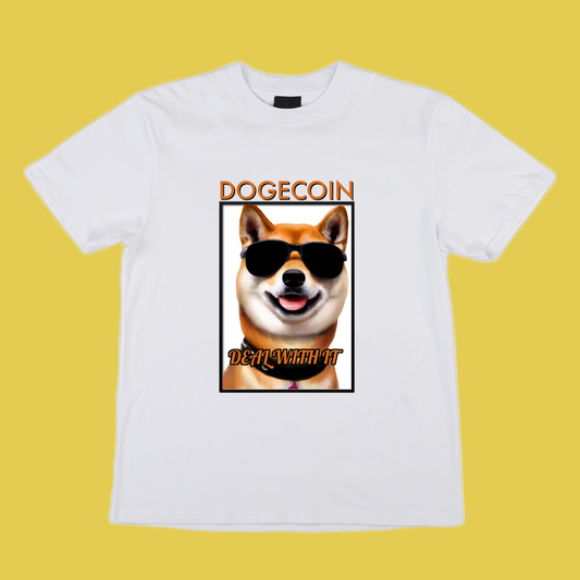 Dogecoin “Johnny Deal With It” Special design! With Frame!